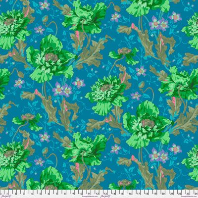 Kaffe Fassett Collective Papaver fabric Green