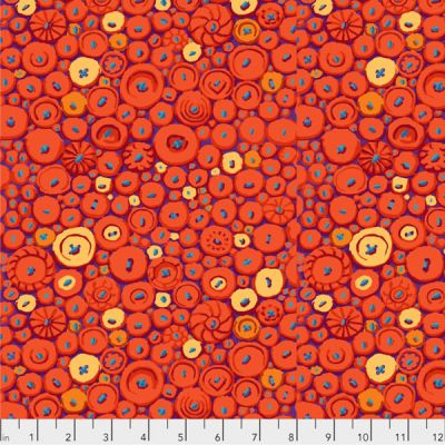 Kaffe Fassett Collective: Button Mosaic Orange