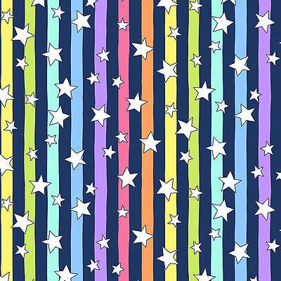 Believe fabric: Shooting Stars Navy (per 1/4 metre)