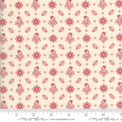 Rouenneries Trois fabric: Amour, Pearl Faded