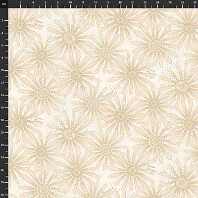 Linen Closet fabric: Happy Daisies White Wash (per 1/4 metre)