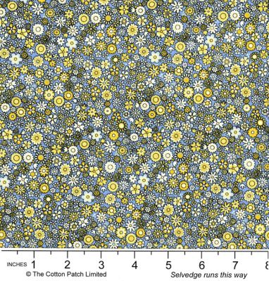 Country Cuttings Fabrics Blooms Yellow