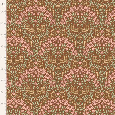 Tilda Sanctuary fabric: Rhubarb and Caramel, Larissa Caramel