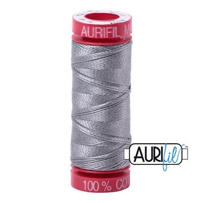 Aurifil 12 Cotton Thread 2605 Grey