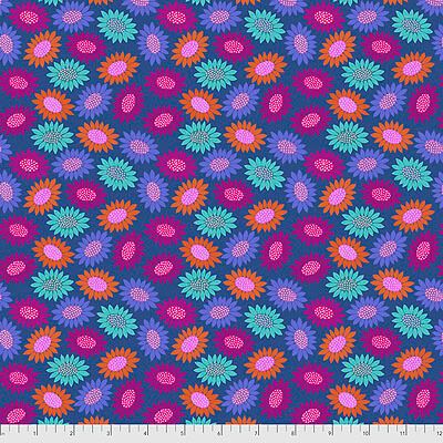 Bright Eyes Fabric: Picky Blue (per 1/4 metre)