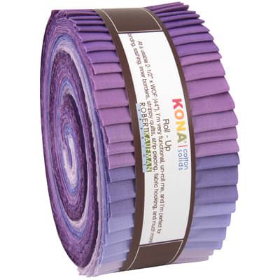 Robert Kaufman Kona Lavender Fields 21/2' RollUp