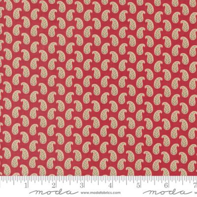 Rouenneries Trois fabric: Cherie, Rouge