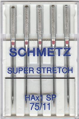 Schmetz Super Stretch Sewing Machine Needles Size 75/11