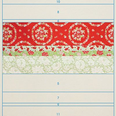 June Tailor Savvy Stripes Quilt as You Go Express PrePrinted Wadding