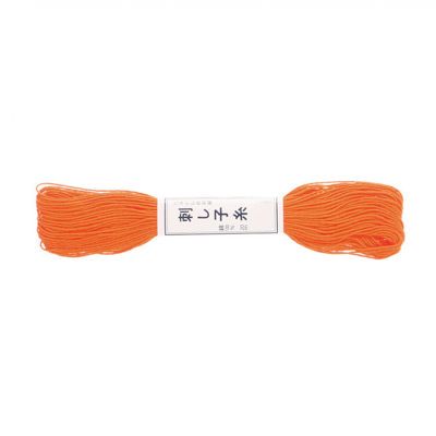 Orange Sashiko Thread 20m Skein