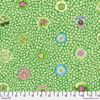 Kaffe Fassett Fabric Guinea Flower Moss (per 1/4 metre)