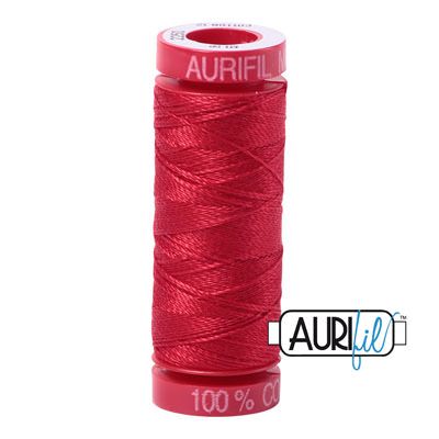 Aurifil 12 Cotton Thread 2250 Red