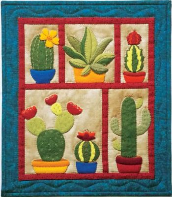 Succulents Quilt Kit Rachels of Greenfield