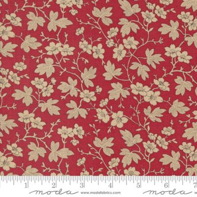 Rouenneries Trois fabric: Mignon, Rouge