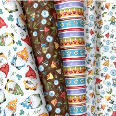 Better Gnomes and Gardens Fat Quarter Bundle