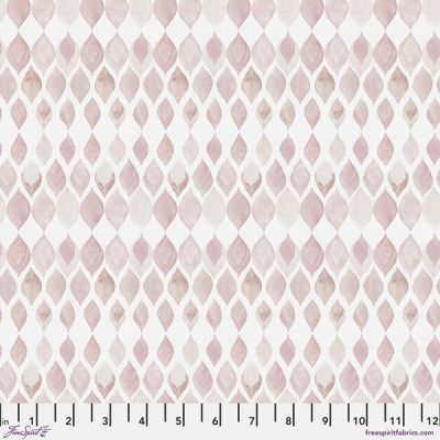 Brushstrokes fabric: Butterfly Wing, Blush