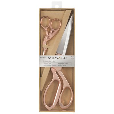 Milward Rose Gold Scissors Gift Set