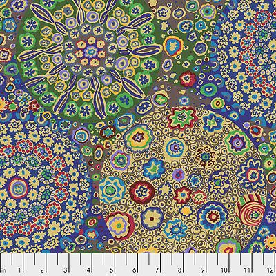 Kaffe Fassett Fabric: Millefiore Ochre (per 1/4 metre)