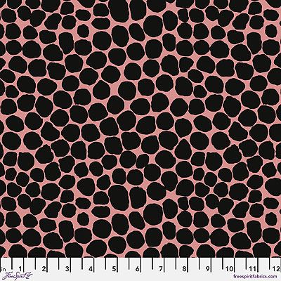 Kaffe Fassett Collective Fabric: Jumble Salmon (per 1/4 metre)