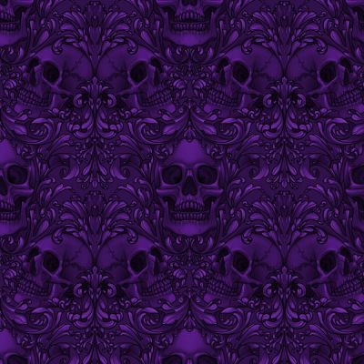 Halloween fabrics: Mystic Moonlight, Skulls