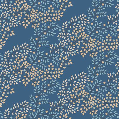 Tilda fabric: Creating Memories Summer Berrytangle Prussian