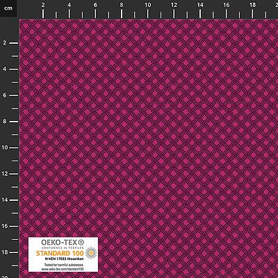 Quilters Coordinates fabric: Diamond Waves Purple (per 1/4 metre)