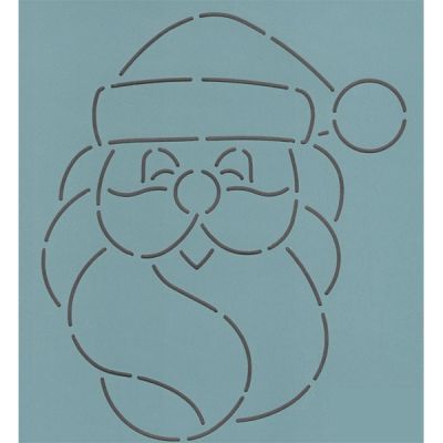 Quilt Stencil  5 Inch Santa