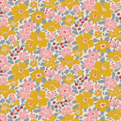 Tilda fabric: Creating Memories Spring Harper Yellow