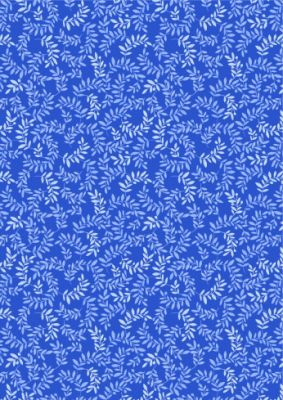 Chalki fabric: Greek Blues Olive Branch Lewis and Irene