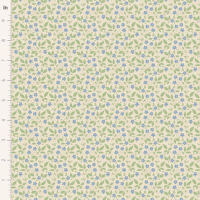 Tilda Sunday Brunch Tipsy Blenders fabric: Tipsy Cream/Blue