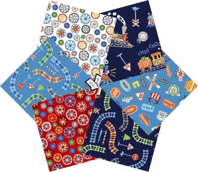 Trains Fat Quarter Bundle