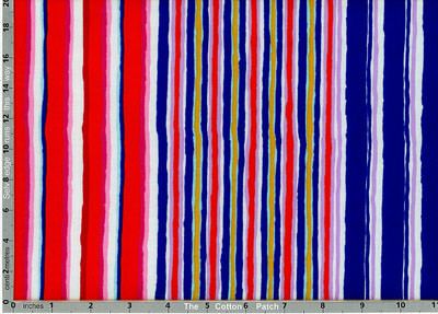 Kaffe Fassett Fabric Regimental Stripe Contrast (per 1/4 metre)