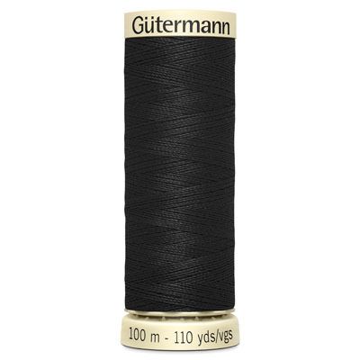 Gutermann SewAll Thread 0 Black 100m