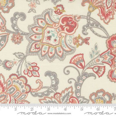 Sandalwood fabric: Fleur, Opal