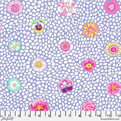 Kaffe Fassett Collective: Guinea Flower Lavender (per 1/4 metre)