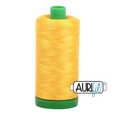 Aurifil 40 Cotton Thread 2135 Yellow