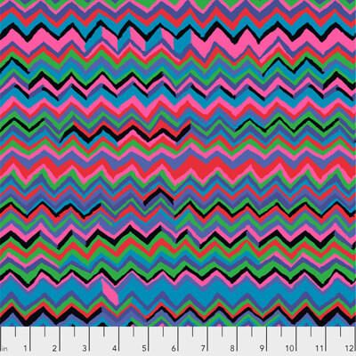 Brandon Mably Fabric Zig Zag Carnival (per 1/4 metre)