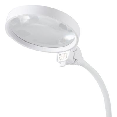 PureLite  Multi-Use Magnifier and Table Lamp: White