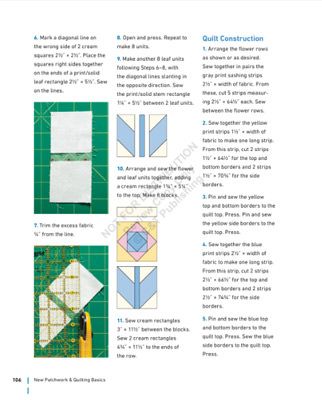 New Patchwork & Quilting Basics