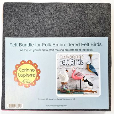 Folk Birds Felt Bundle 25 Felt Bundle