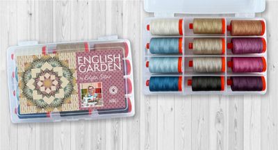 Aurifil 50 Thread Box: English Garden by Edyta Sitar