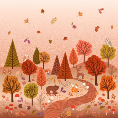 Nature Trail fabric: Nature Trail, 56" Quilt Panel