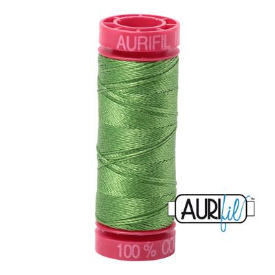 Aurifil 12 Cotton Thread 1114 Grass Green