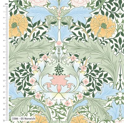 William Morris Simply Nature fabric: Norwich