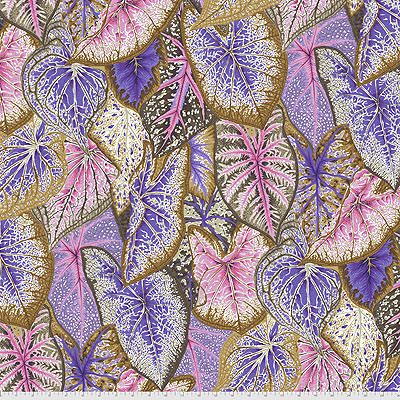 Kaffe Fassett Collective: Caladiums Pastel (per 1/4 metre)