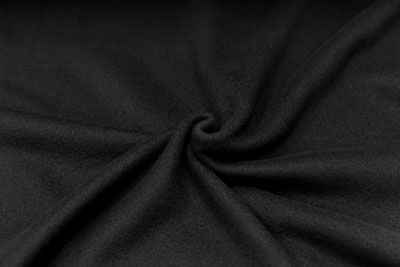 Black Anti Pill Fleece Fabric (per 1/4 metre)