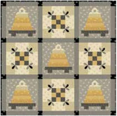 Petite Beehive Taupe Quilt Kit