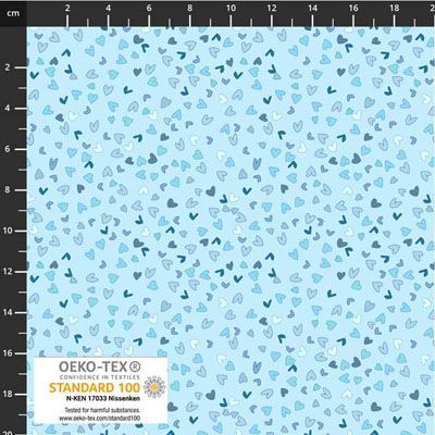 All Small fabrics: Star Grid Sky Blue