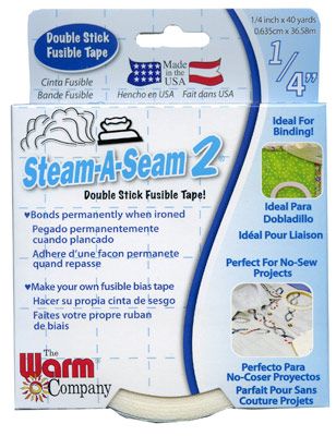 Steam A Seam 2 Fusible Tape  1/4' x 40 yds