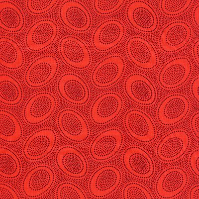 Kaffe Fassett Fabric Aboriginal Dots Orange (per 1/4 metre)